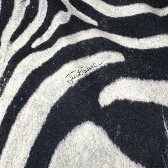 Just Cavalli Vintage Black and White Bodycon Long Sleeve Dress Size 40. #208 - Picture 12 of 17